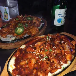 Cheese Bath Spicy Chicken BBQ