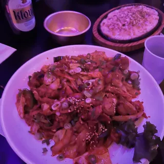 Pork Belly with Kimchee