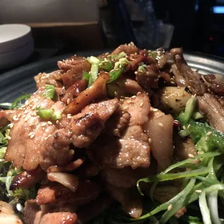 Pork Belly with Green Onions