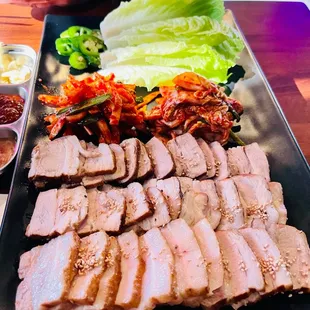 Bossam plate. Delish