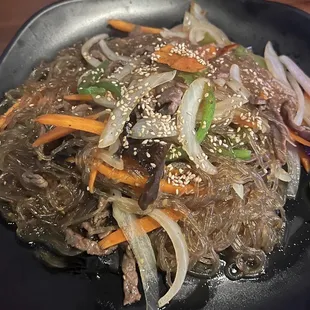 japchae for two // ig: @sandyeatslocal
