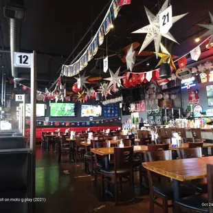 Interior of the restaurant
