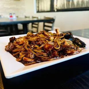 Stir-Fried Jjajangmyeon