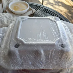On 3/27/22&apos;s visit, I ordered take out. Look at the great care they put into their To Go items too!