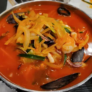 Jjambong Seafood Noodle Soup