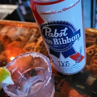 PBR &amp; Tequila Shot