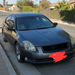 My car on day I dropped it off.