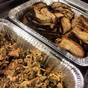 Pulled Pork &amp; Beef Brisket