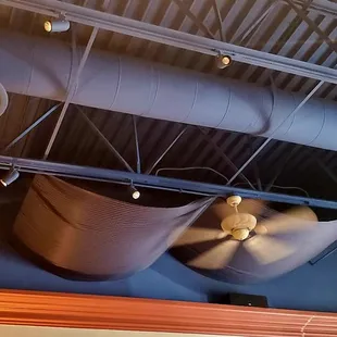 Ceiling. Humid day but fans kept it nice inside