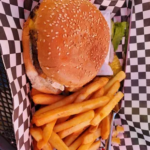 Double cheese burger