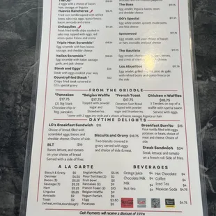 Breakfast 8 am to 12 pm