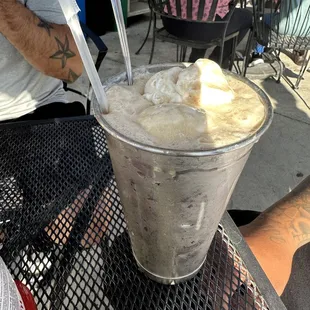 Root beer float