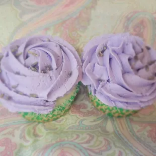 Lavender cupcakes