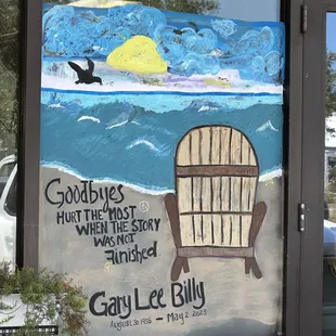 a chair on the beach