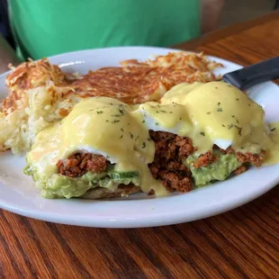 Chorizo Benedict  - special for the day. Delicious