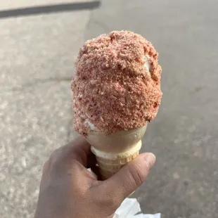 Strawberry Shortcake Cone