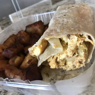 George&apos;s Breakfast Burrito - yummo!