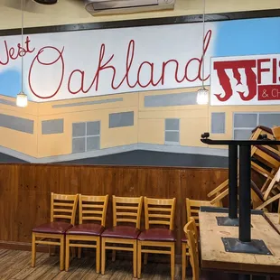 the interior of a restaurant