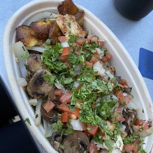 My yummy build-your-own bowl