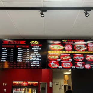 Store menu