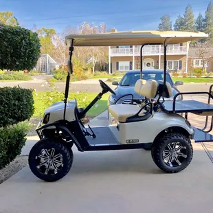 Love our JJ's Golf Cart.