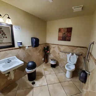 Very clean restrooms