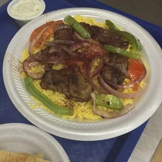 Lamb Kabob Plate