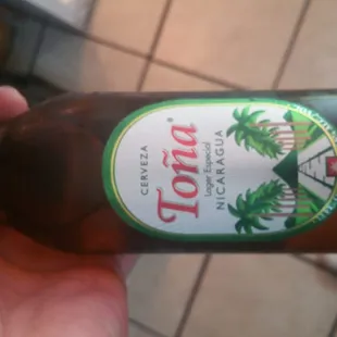 Thanks to the Owner from bringing in This NICARAGÜENSE his Beer. TOÑA. Stop by and Pick some up