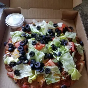 Taco pizza.