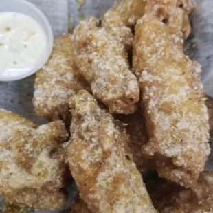 Garlic Parmesan wings