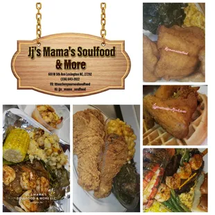 a variety of food items