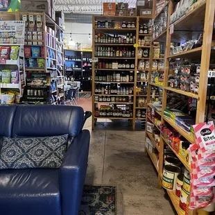 Inside the store