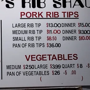 Rib Tips Large Rib Tip Medium Rib Tip Small Rib Tip Pan of Rib Tips