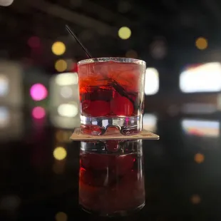 drinks at the bar