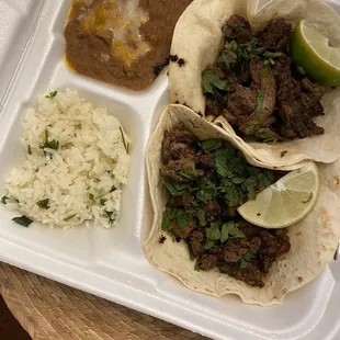 Steak asada Tacos