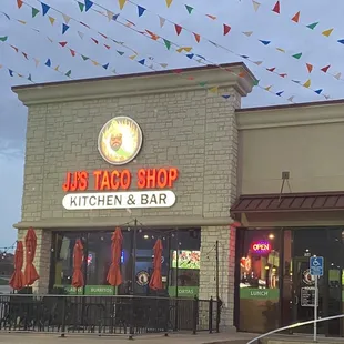 Front of the building