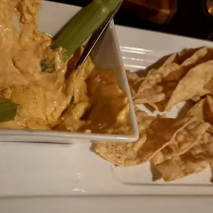 Buffalo chicken dip... sorry, we had a few bites first