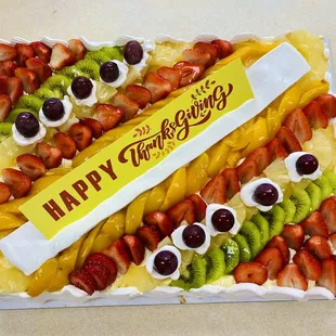 2021. Thanksgiving fruit tart