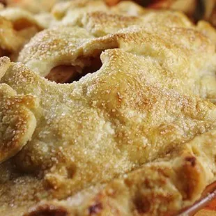 Organic apples, homemade from scratch crust baked to perfection makes a meal go from great to superior