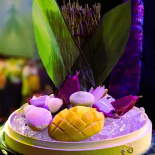 a tropical dessert