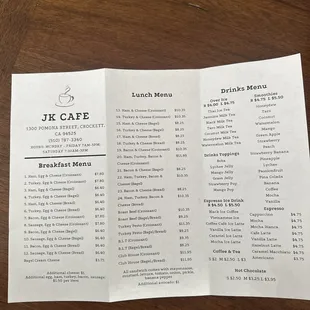 11.5.24 Menu
