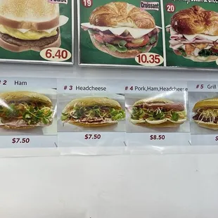 menu, tacos