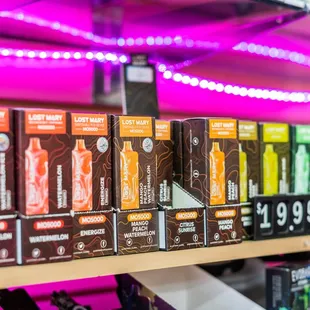 Products in store