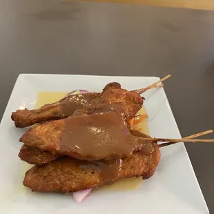 Chicken skewers