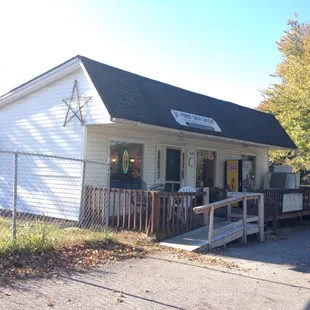 the front of the store