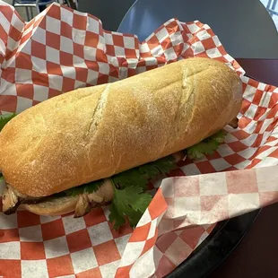 Pork Belly Banh Mi Sandwich