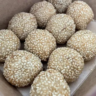 12 Sesame Balls.  11 because I ate 1 :)