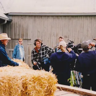 Jeff Landers of JL Images Directing 35mm Film Commercial in 2000.