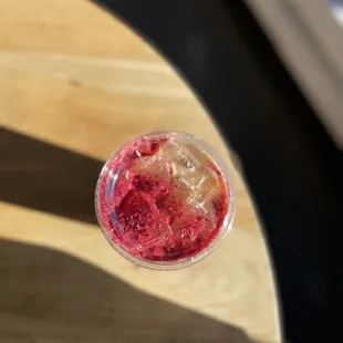 Raspberry white mocha