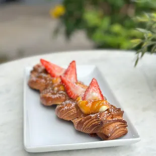 Strawberry Twisted Danish